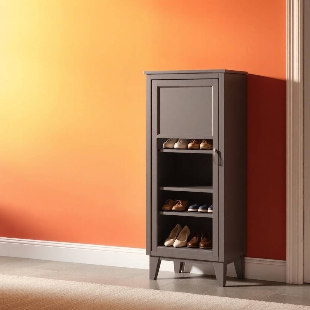 Compact Entryway Shoe Cabinet