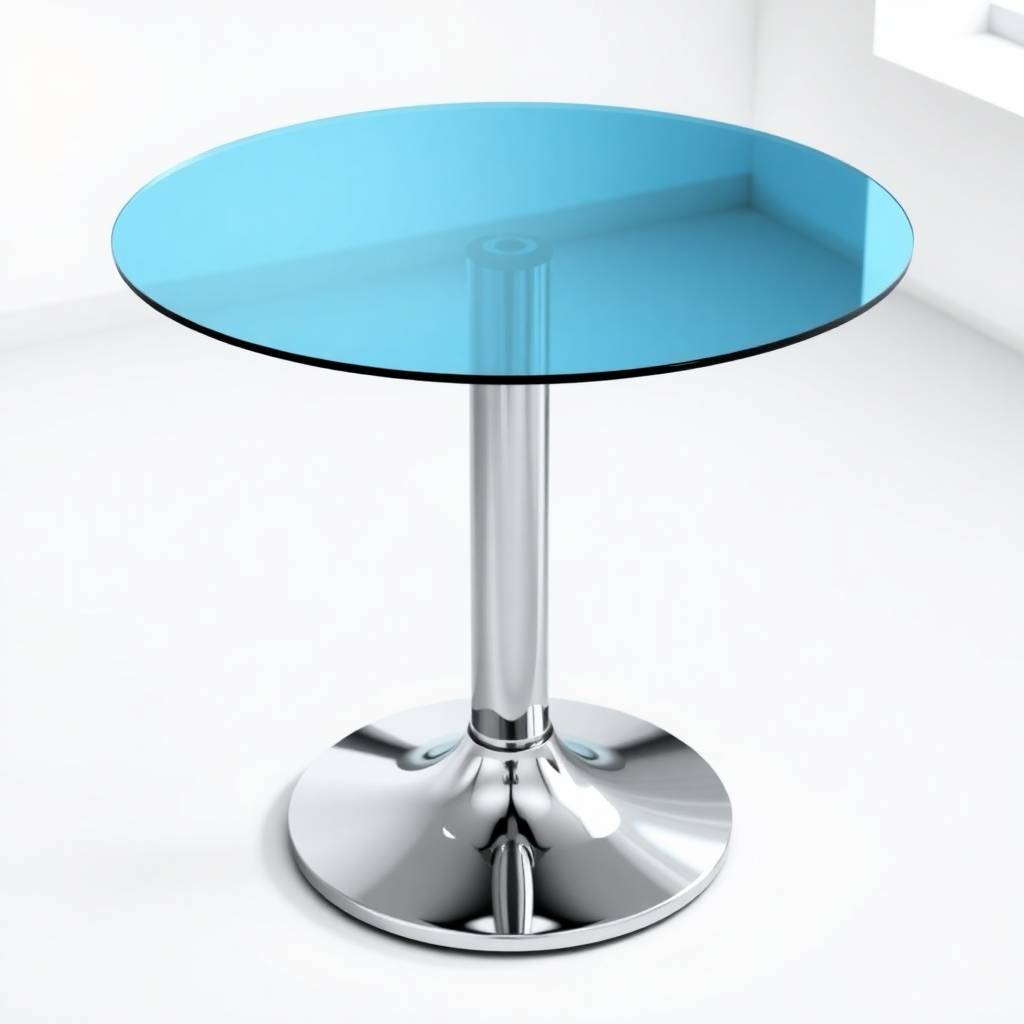 Round Glass Dining Table