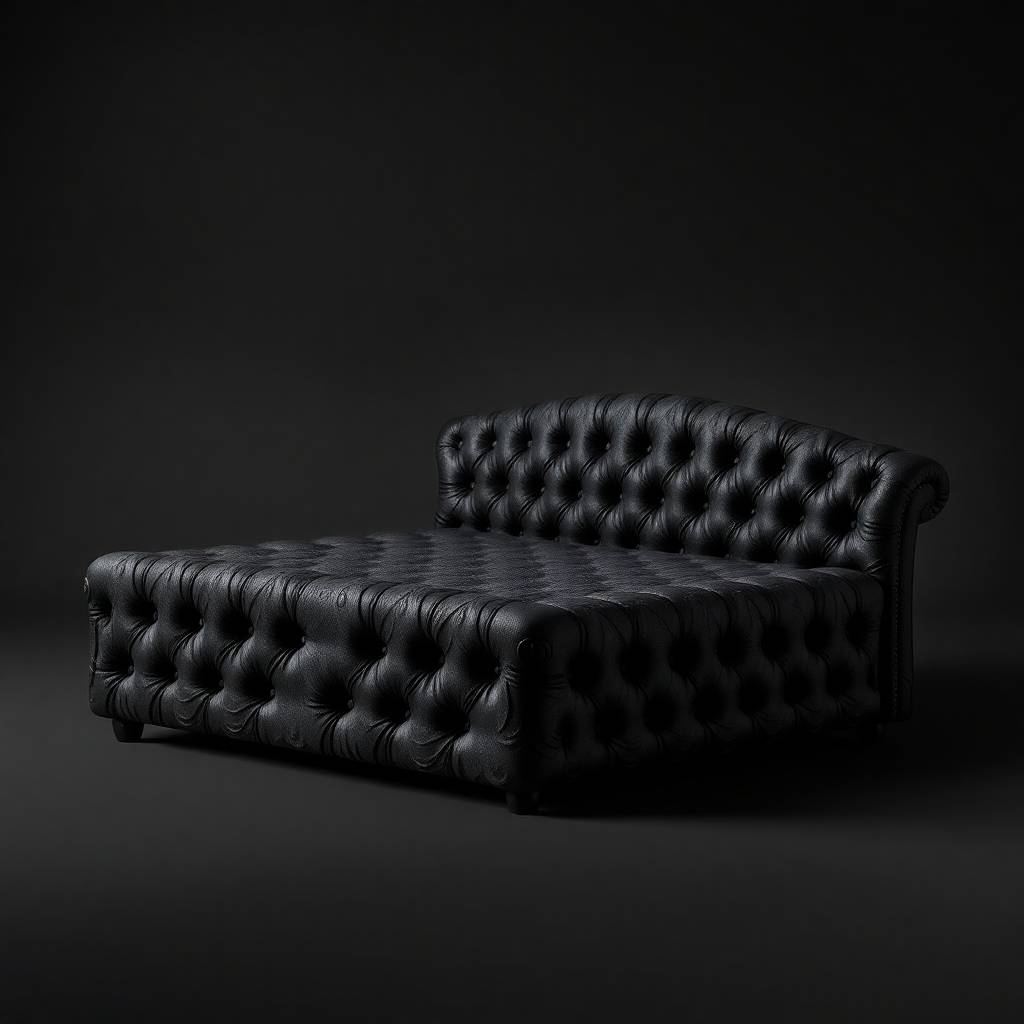 Royal Velvet Tufted Bed